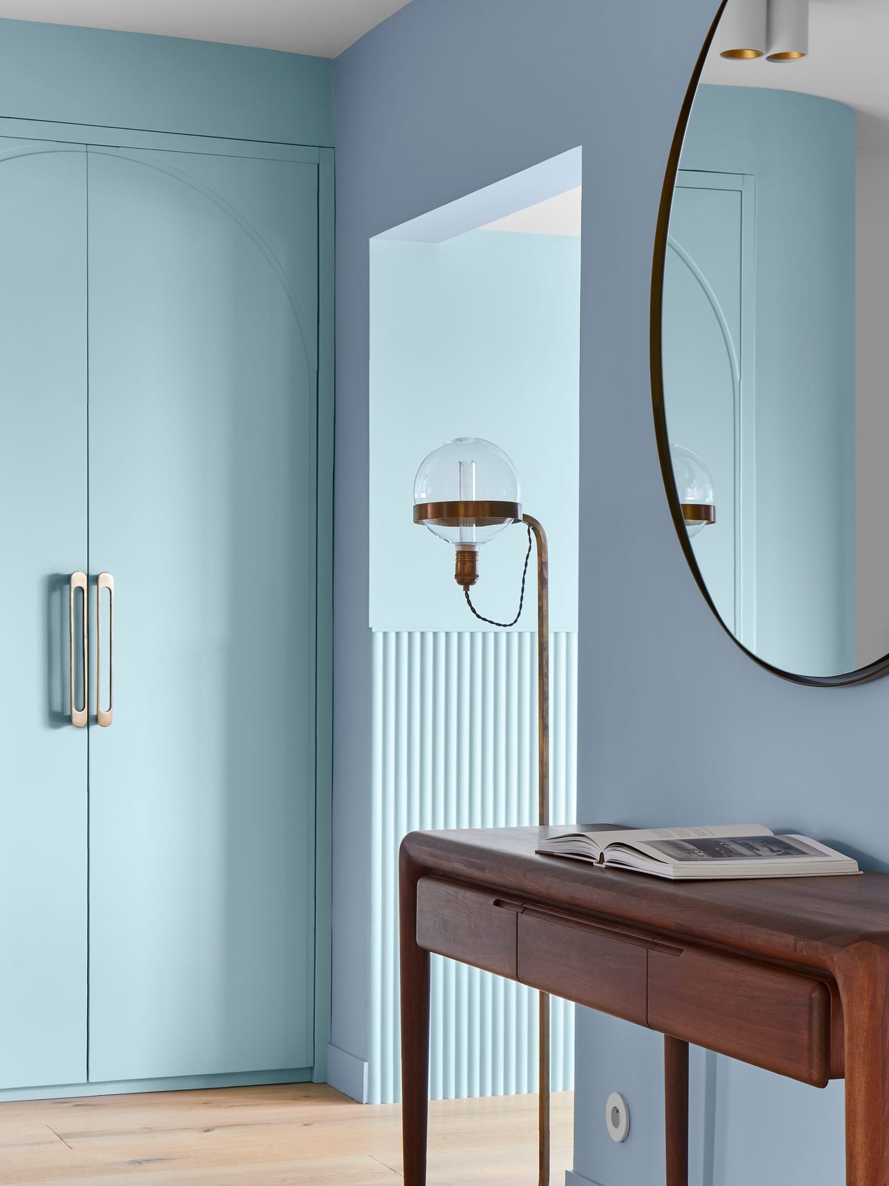 Ocean Drive, Le Pouliguen — entrée, appartement balnéaire par Créa'Home