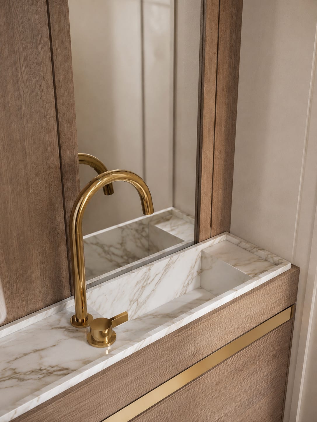 Wagram, Paris — salle de bain, rénovation d'appartement par Créa'Home
