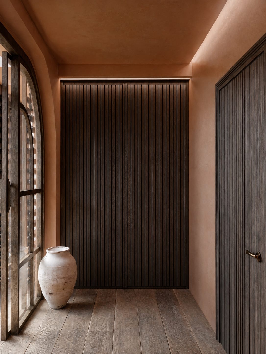 Clos Pecheret — couloir, rénovation de villa par Créa'Home