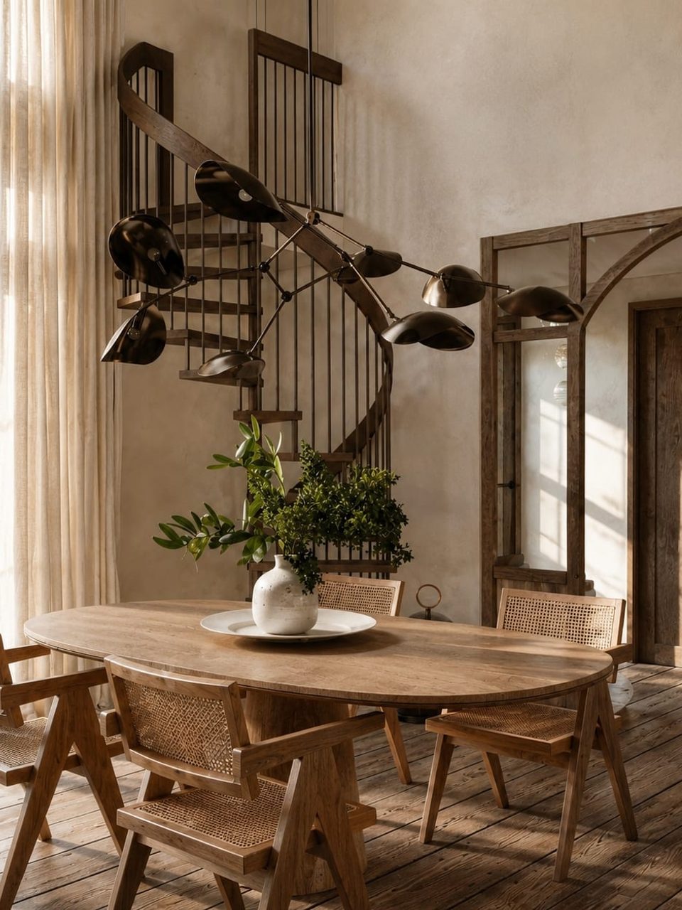 Villa Benoit — salle à manger, rénovation de villa par Créa'Home