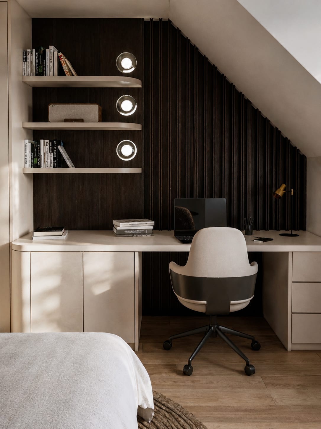 Clos Pecheret — bureau, rénovation de villa par Créa'Home