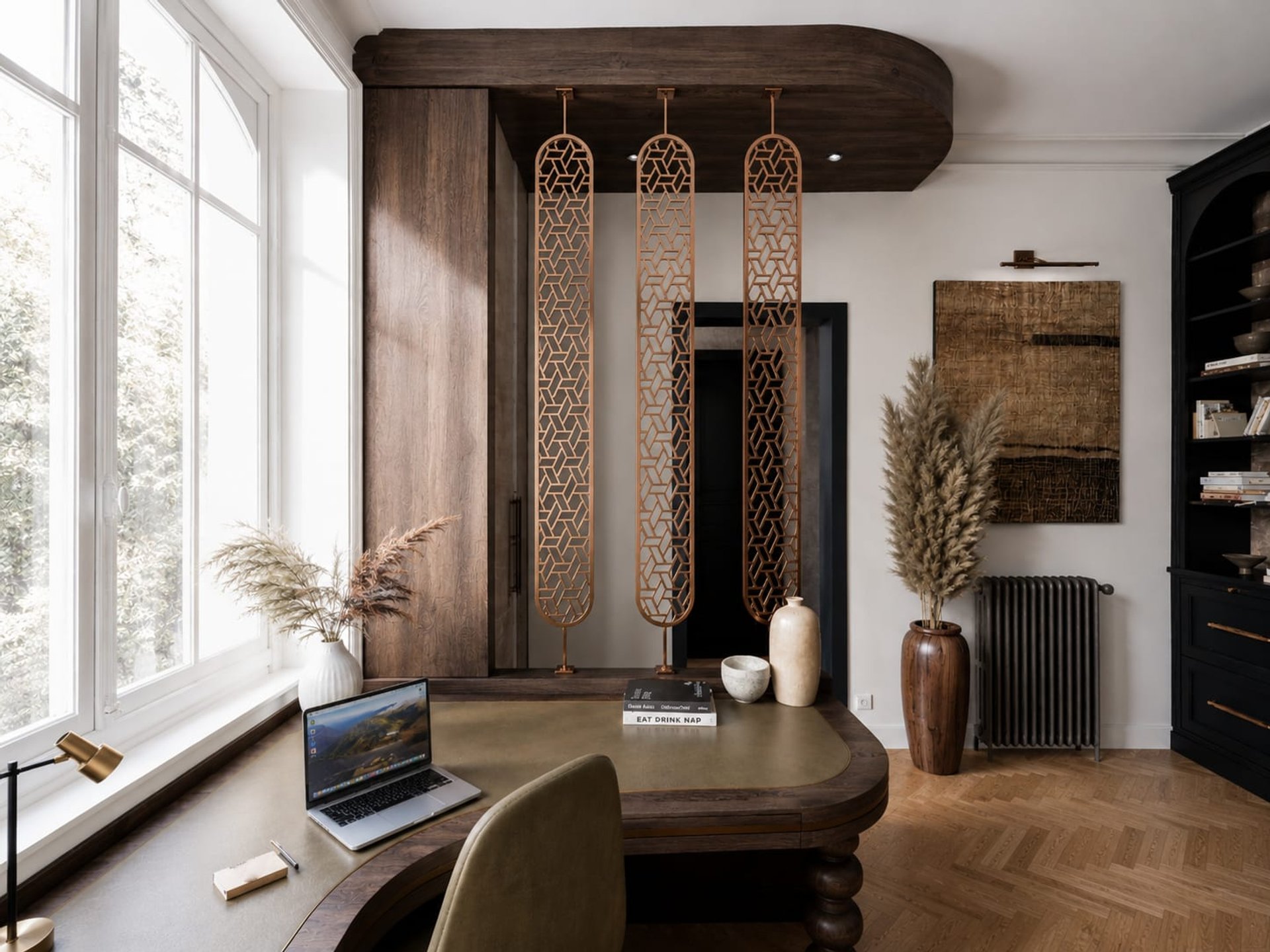 Rue du Temple, Paris — bureau, rénovation d'appartement par Créa'Home
