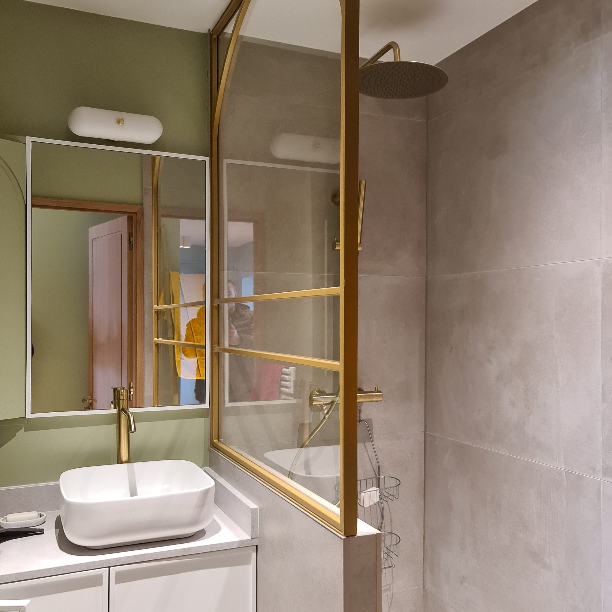 Ocean Drive, Le Pouliguen — salle de bain, appartement balnéaire par Créa'Home