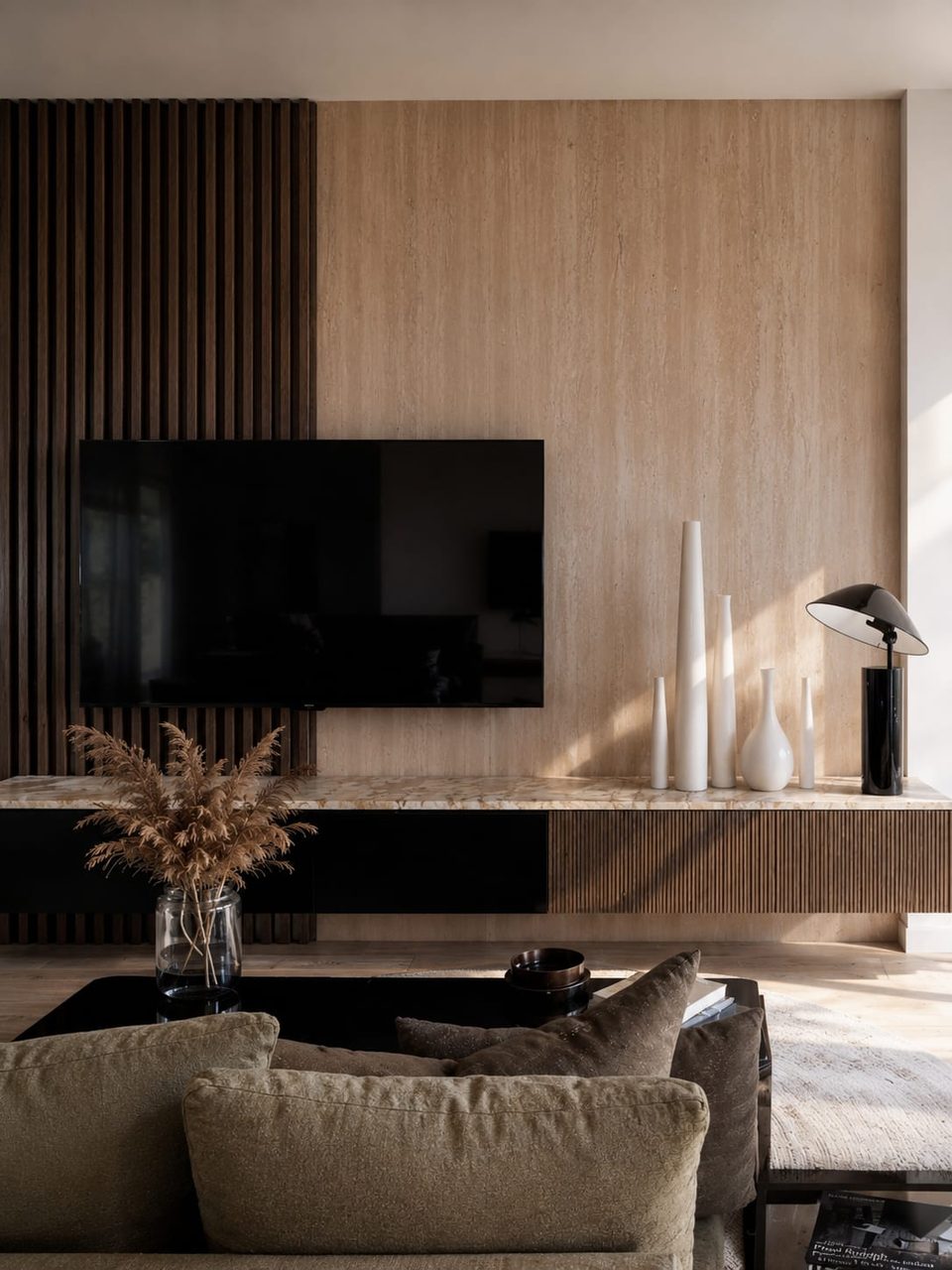 Auguste Mounié — salon, rénovation d'appartement par Créa'Home