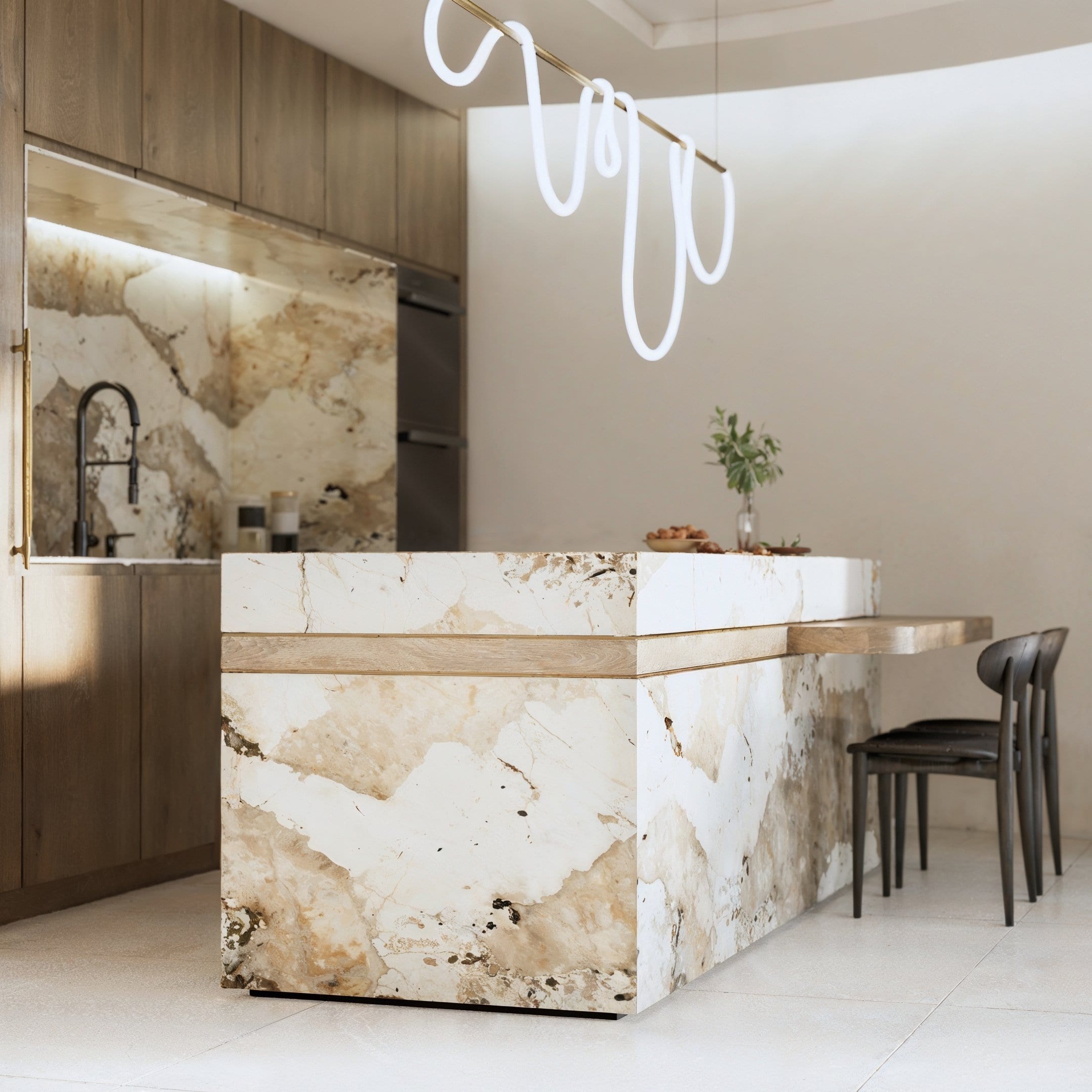 Océanide — cuisine, rénovation d'appartement par Créa'Home