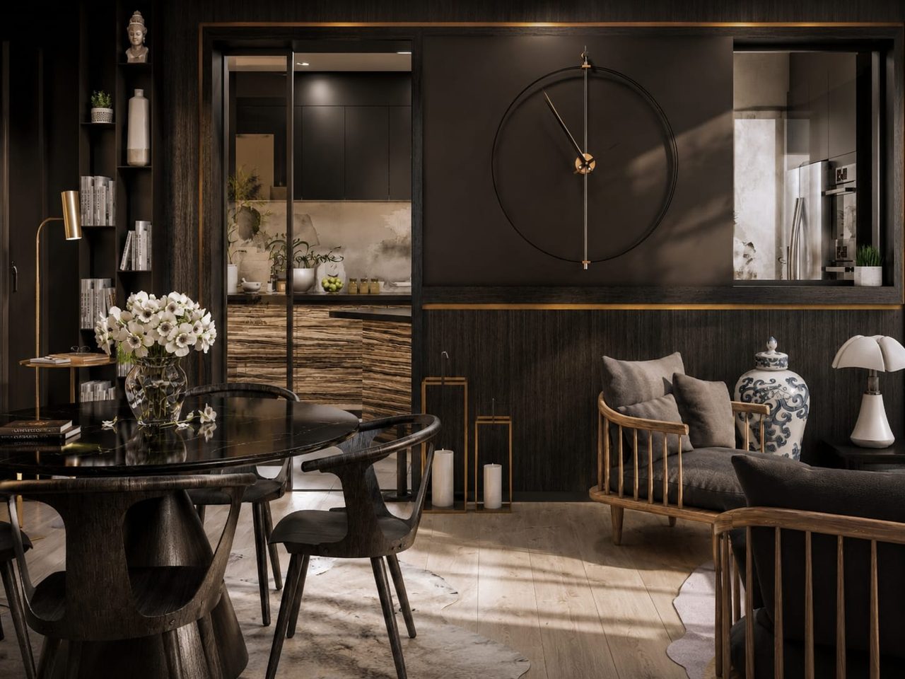 River Chan — vue 13, pool house & extension par Créa'Home