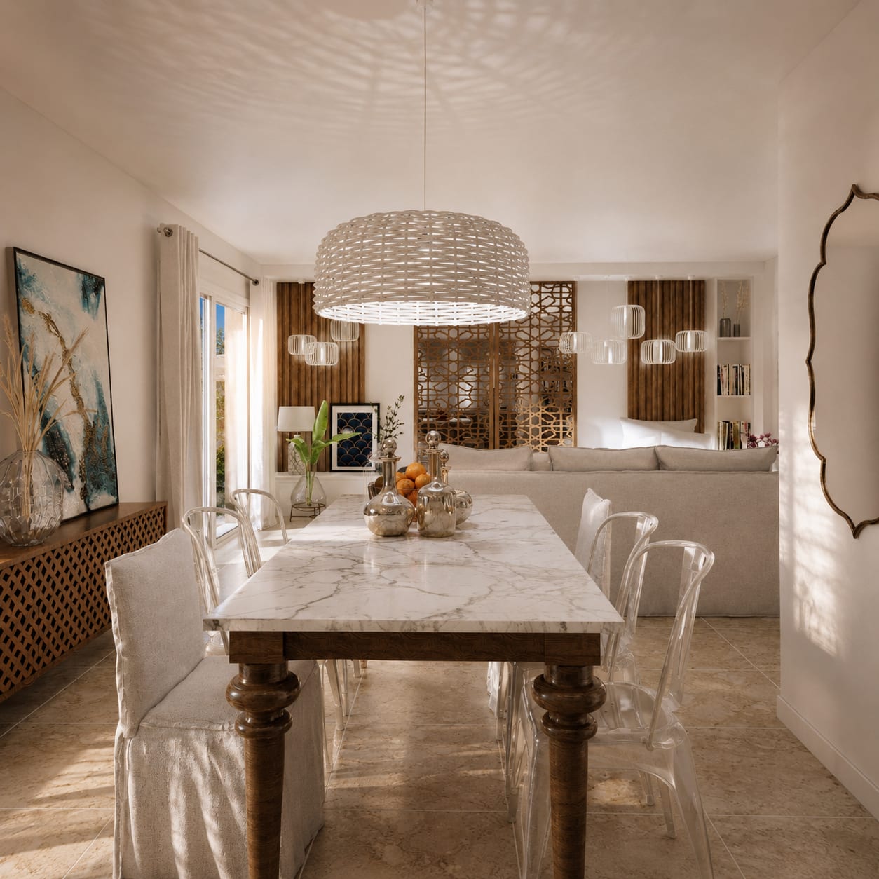 Tangier — vue 3, rénovation d'appartement par Créa'Home