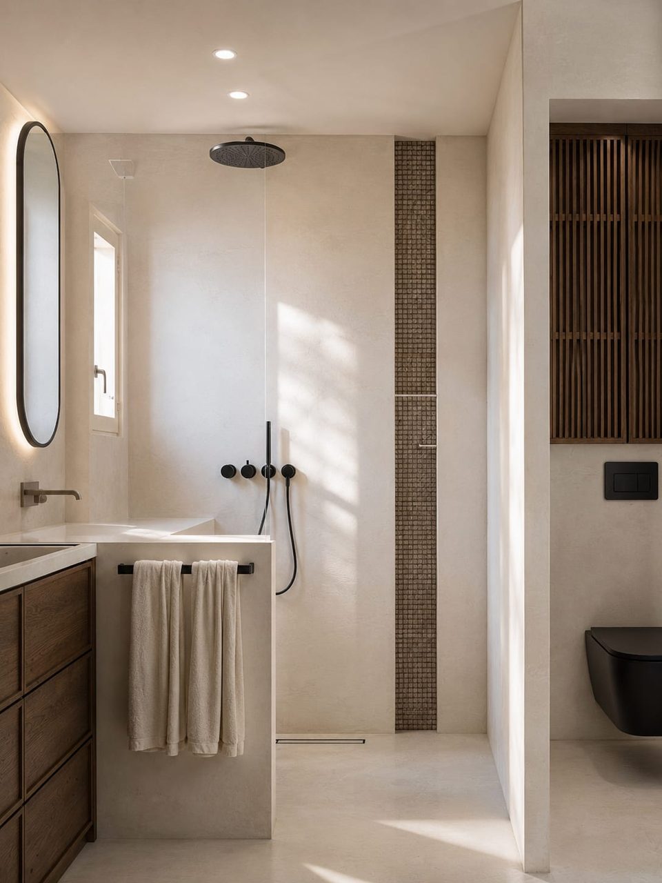 Villa Eden — salle de bain, rénovation de villa par Créa'Home