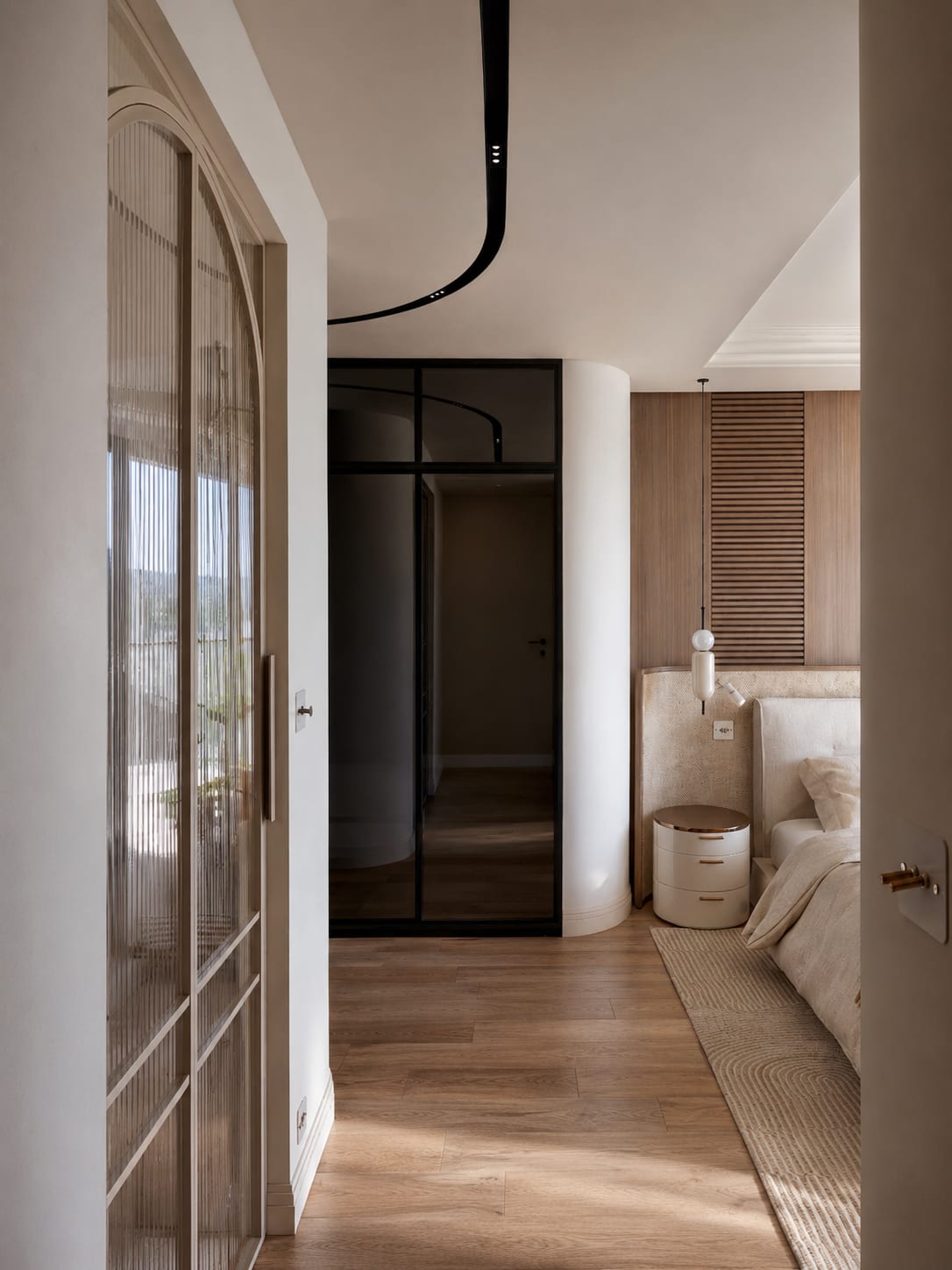 Wagram, Paris — couloir, rénovation d'appartement par Créa'Home