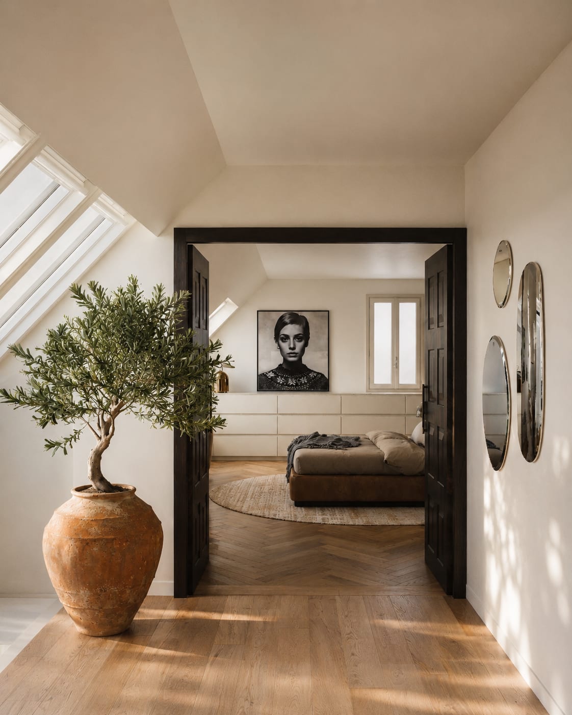 Clos Pecheret — couloir, rénovation de villa par Créa'Home
