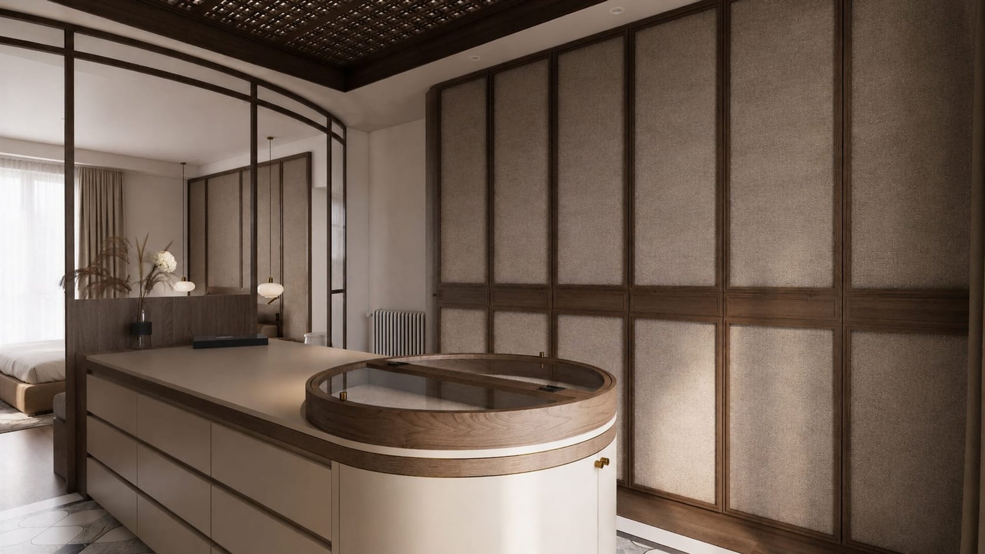 Rue du Temple, Paris — salle de bain, rénovation d'appartement par Créa'Home