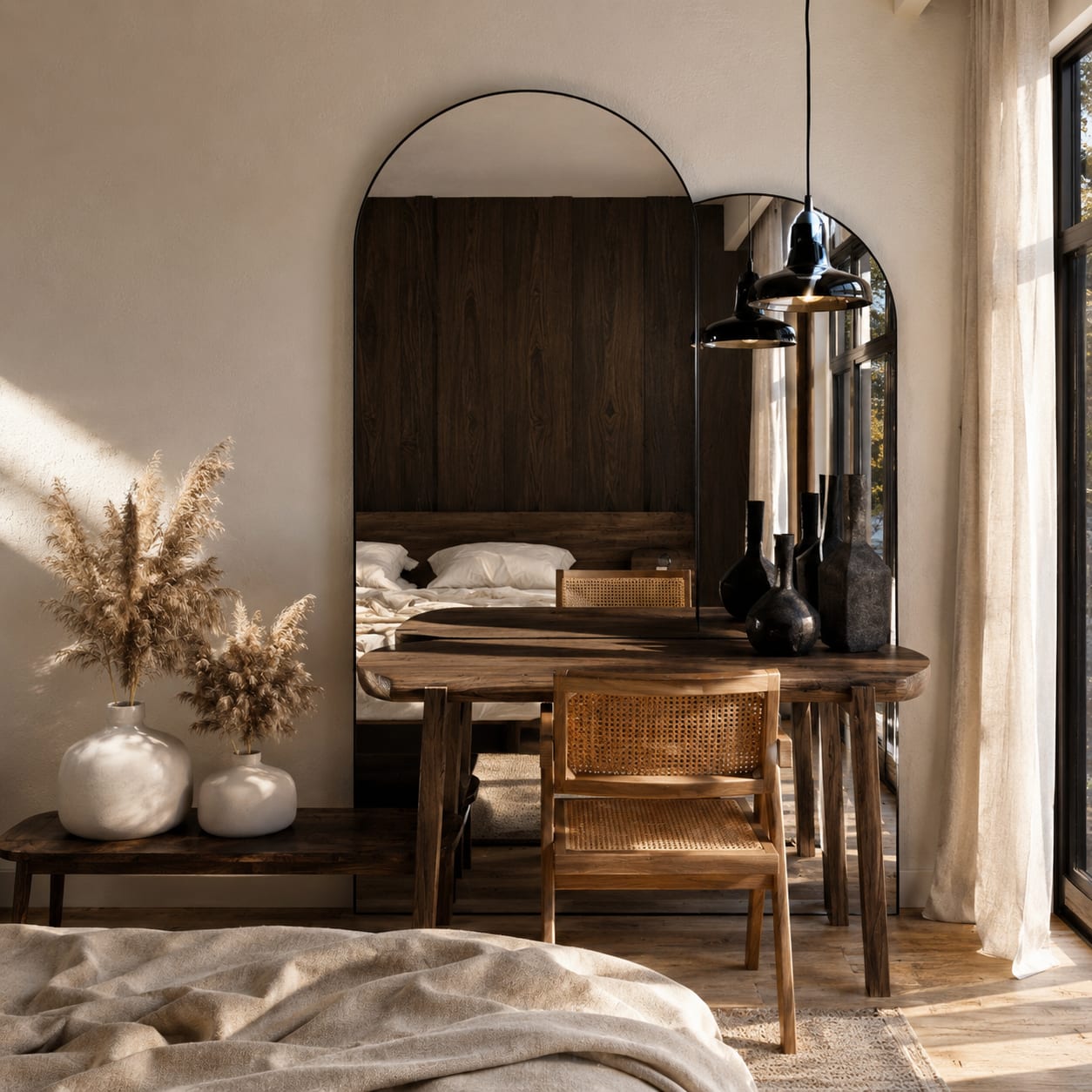 Ledru Rollin, Paris — chambre, rénovation d'appartement par Créa'Home