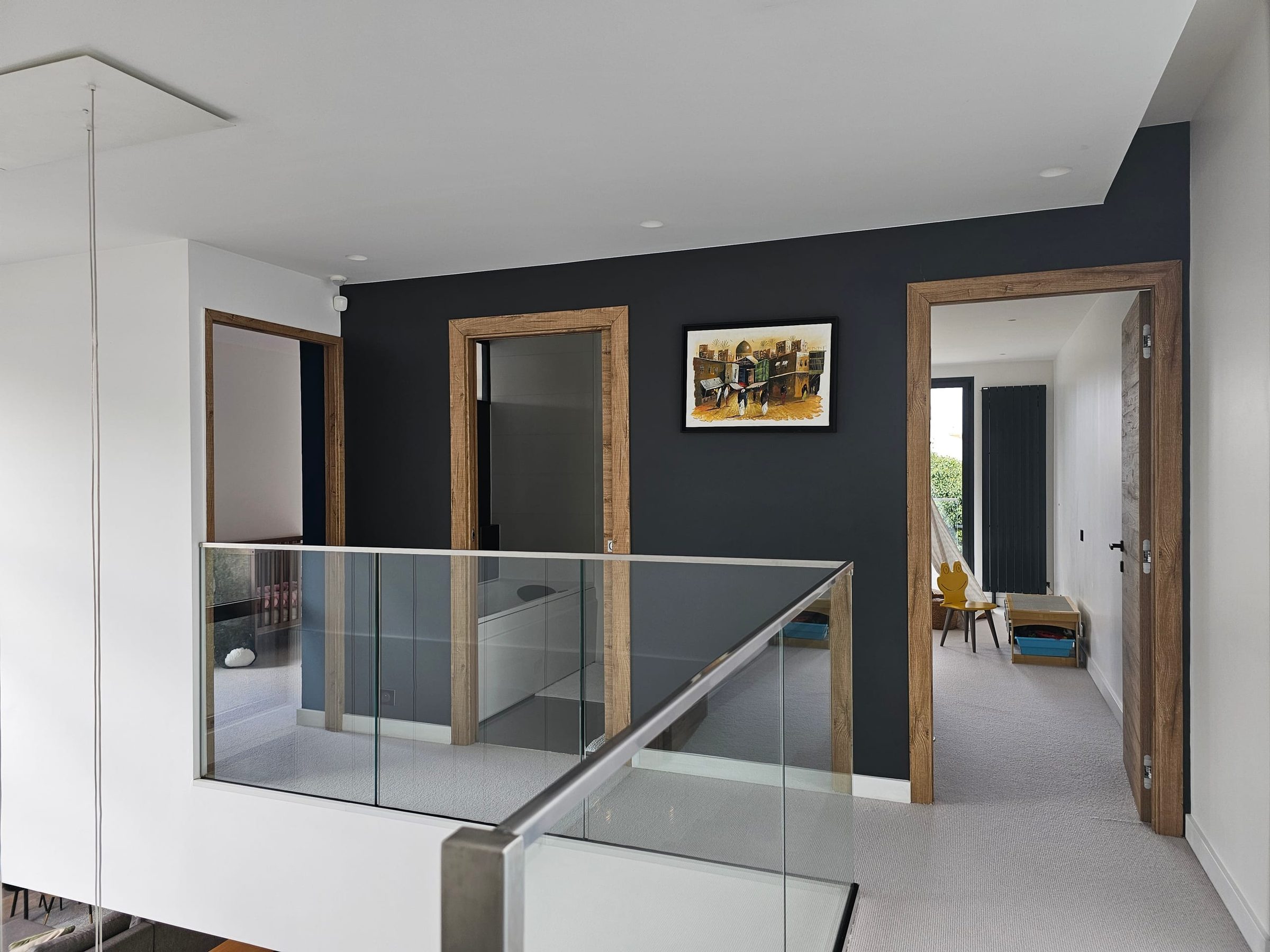Villa Casanova, Cannes — mezzanine, rénovation de villa par Créa'Home