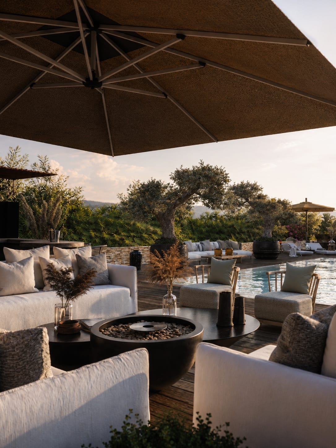 Villa Eden — terrasse, rénovation de villa par Créa'Home