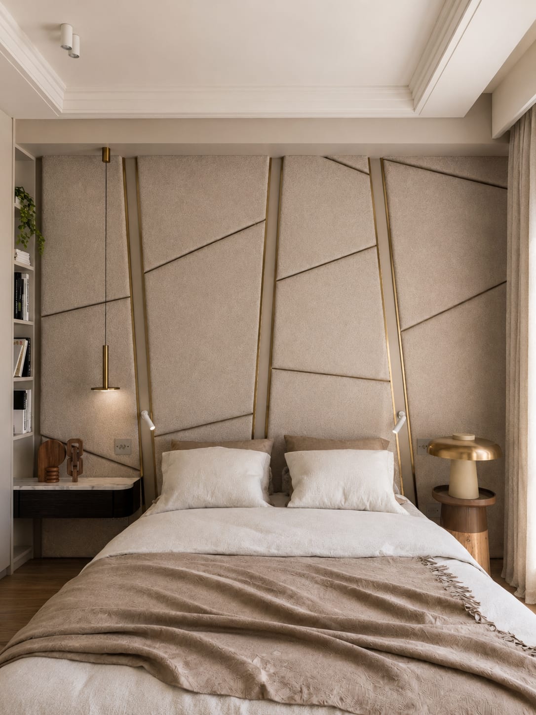 Wagram, Paris — chambre, rénovation d'appartement par Créa'Home