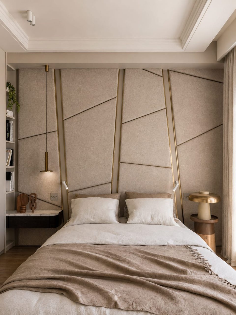 Wagram, Paris — chambre, rénovation d'appartement par Créa'Home