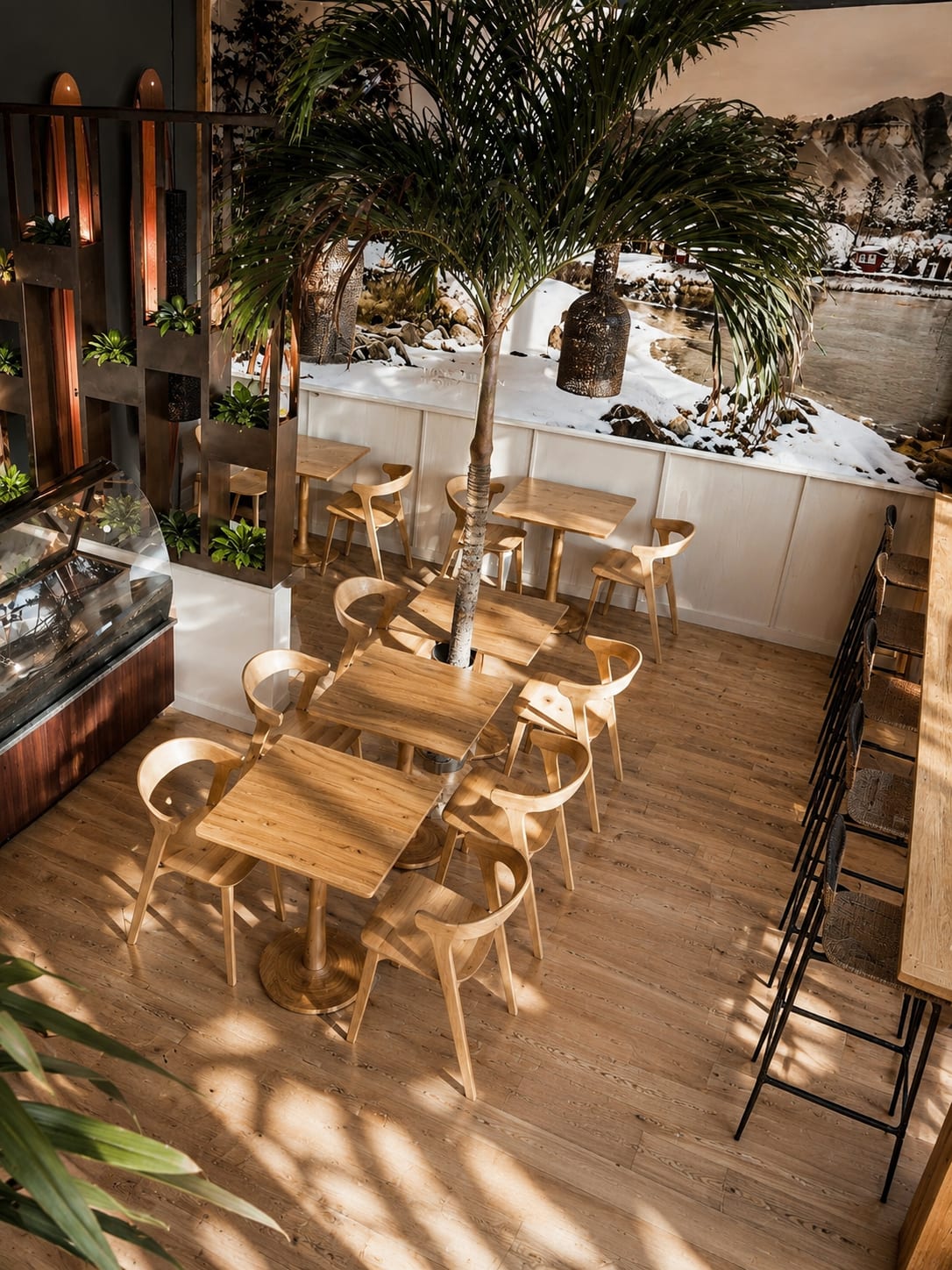 Poke & Tea — terrasse, restaurant par Créa'Home