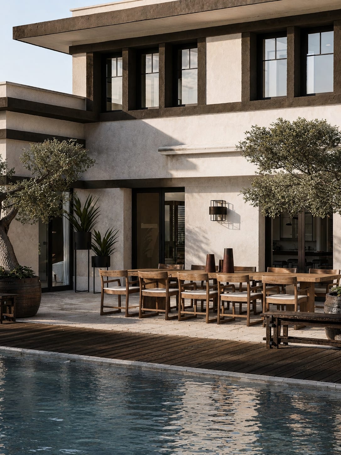 Villa Eden — piscine, rénovation de villa par Créa'Home