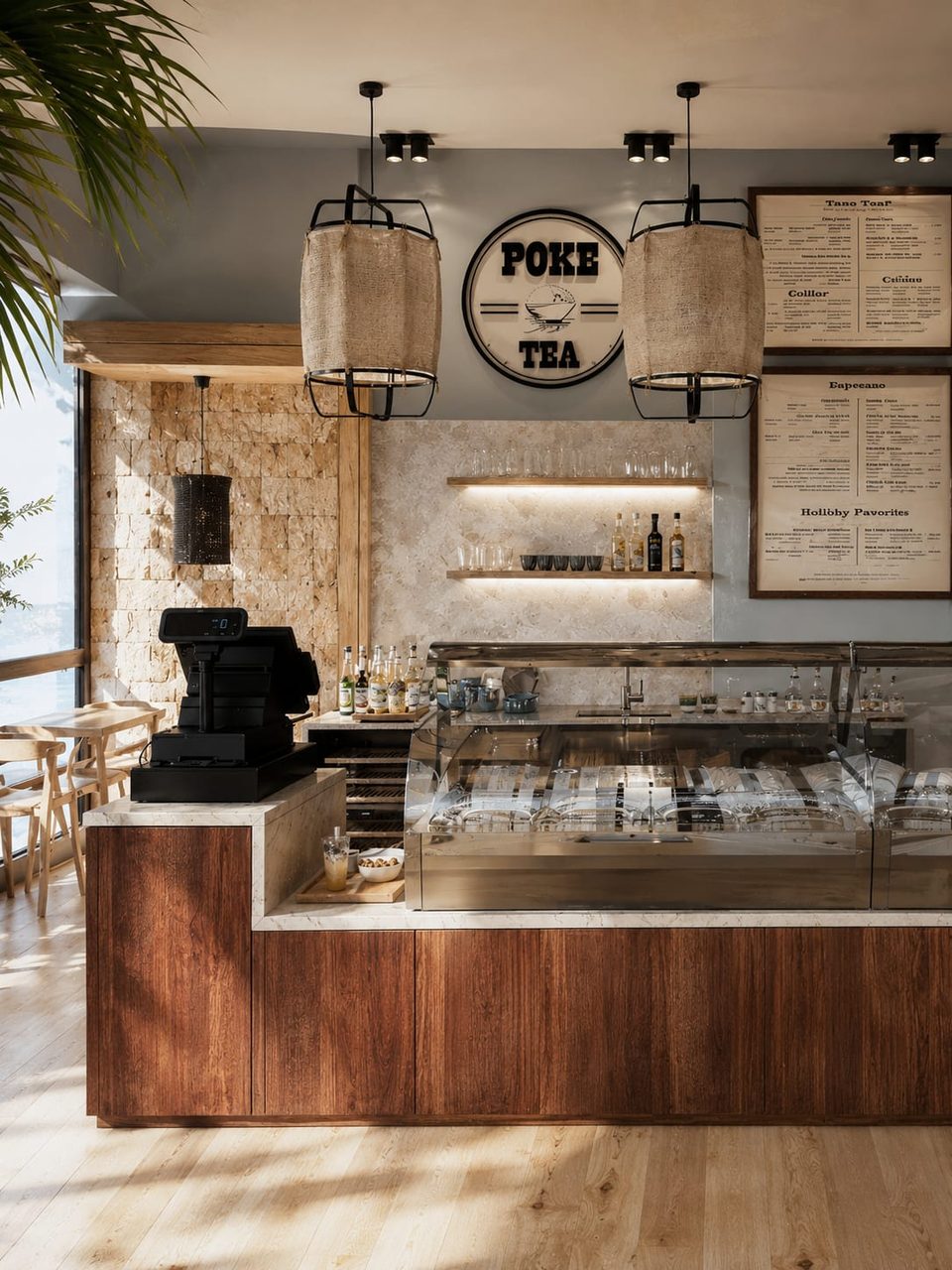 Poke & Tea — comptoir, restaurant par Créa'Home