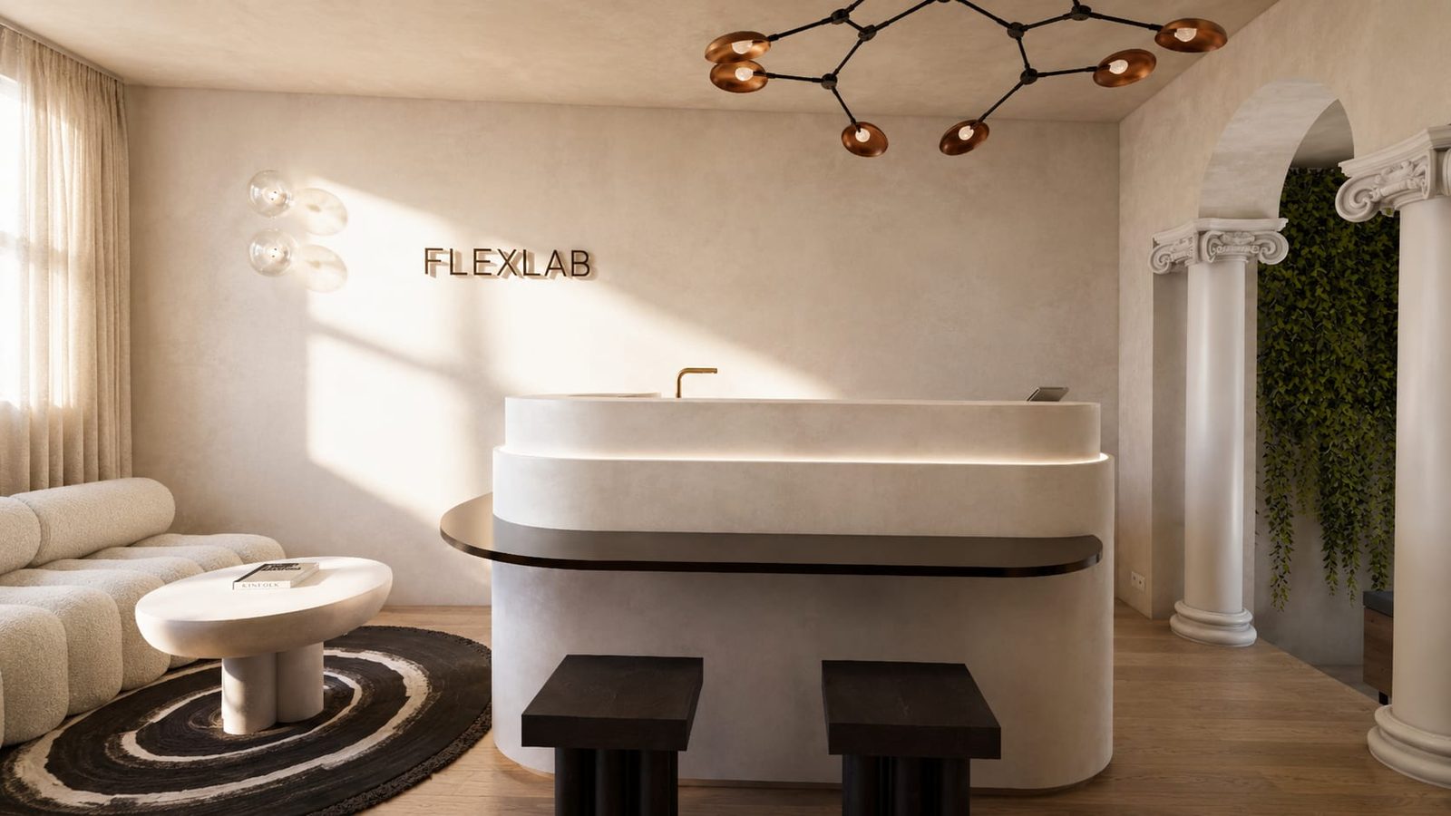 Flexlab Temple — vue 24, studio de bien-être par Créa'Home