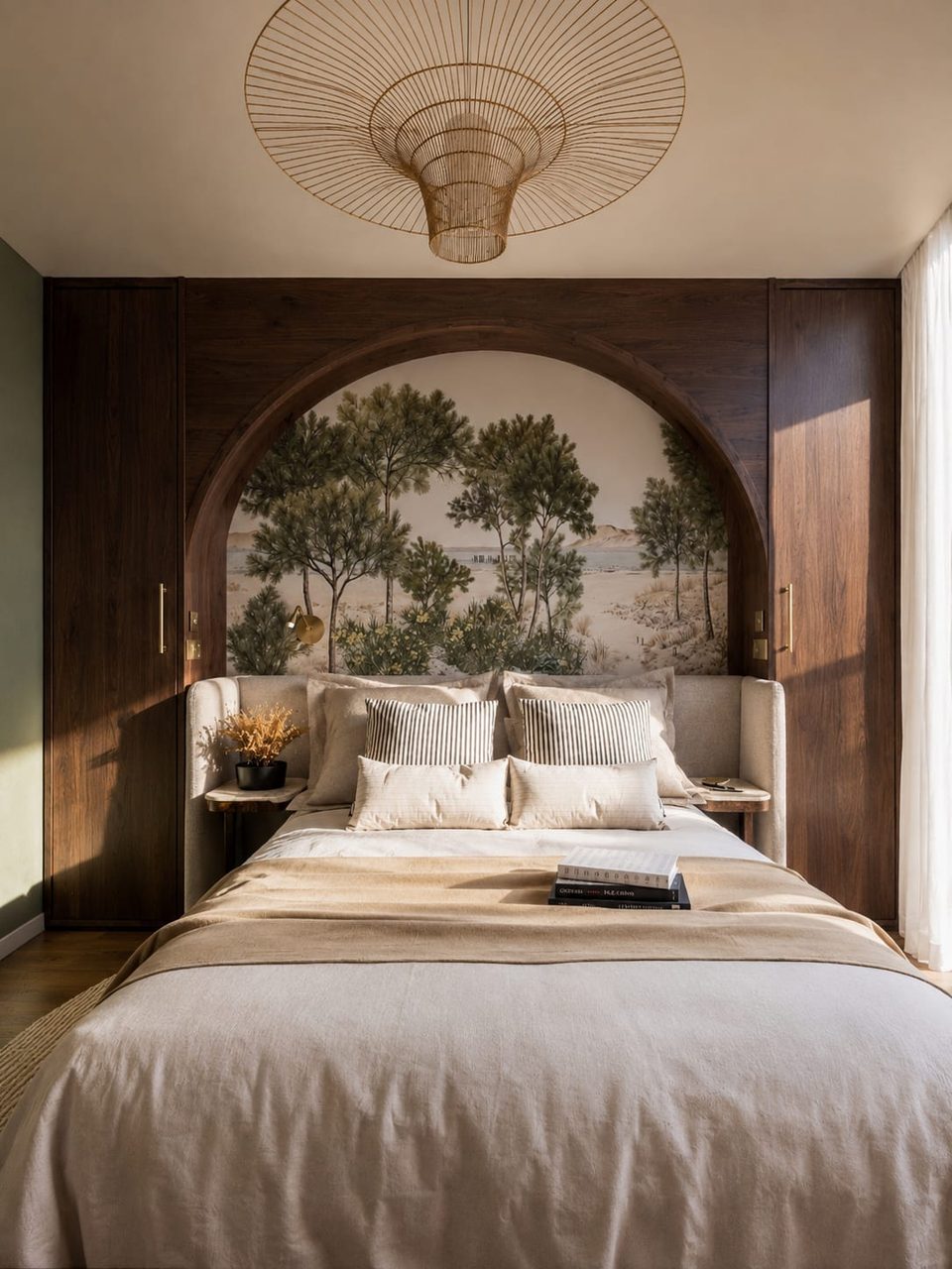 Villa Kerquessaud, La Baule — chambre, rénovation de villa par Créa'Home