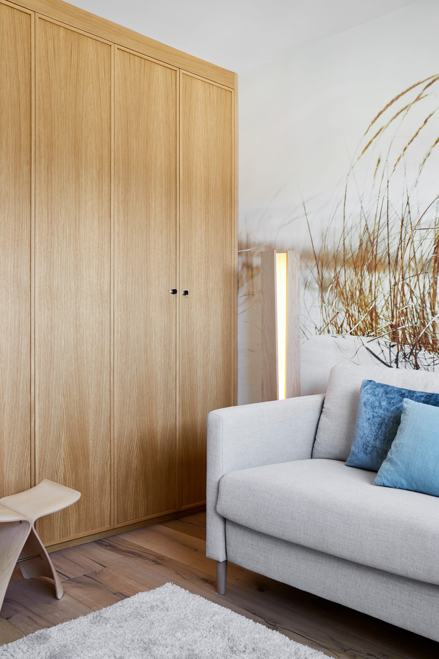 Ocean Drive, Le Pouliguen — salon, appartement balnéaire par Créa'Home