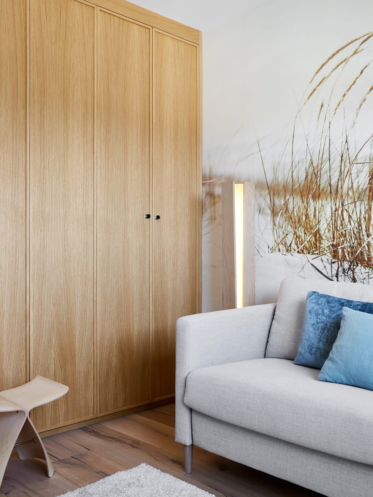 Ocean Drive, Le Pouliguen — salon, appartement balnéaire par Créa'Home