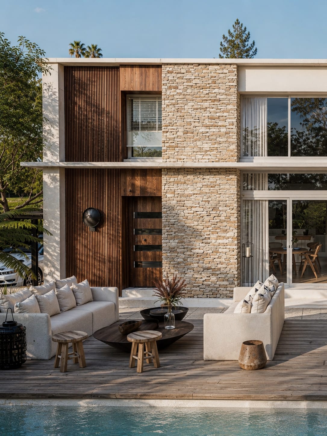 Villa Benoit — extérieur, rénovation de villa par Créa'Home