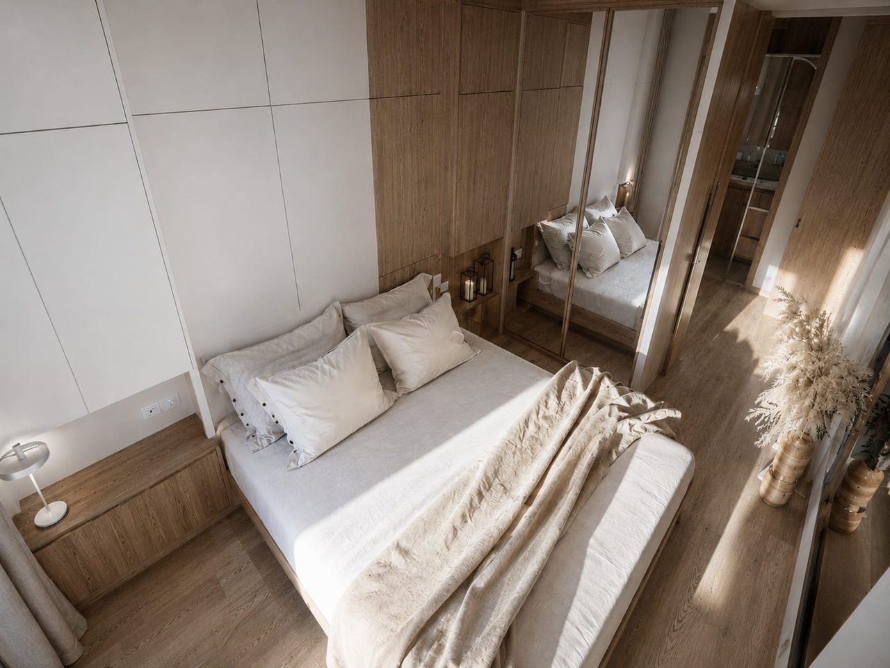Dombasle — chambre, rénovation d'appartement par Créa'Home