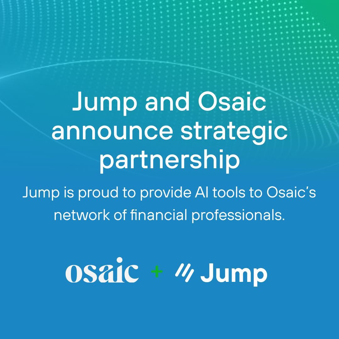 Jump and Osaic partnership announcement