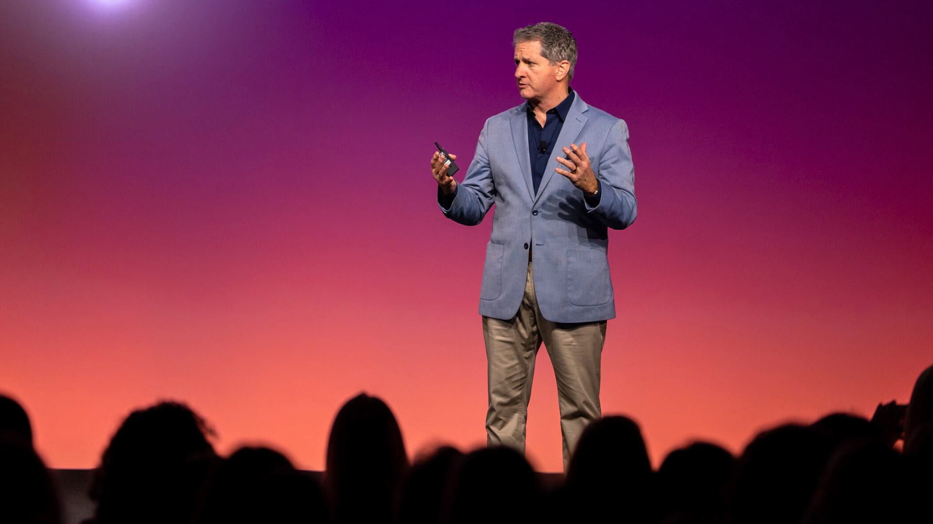 Jamie Price, CEO, Osaic, speaking at a national conference