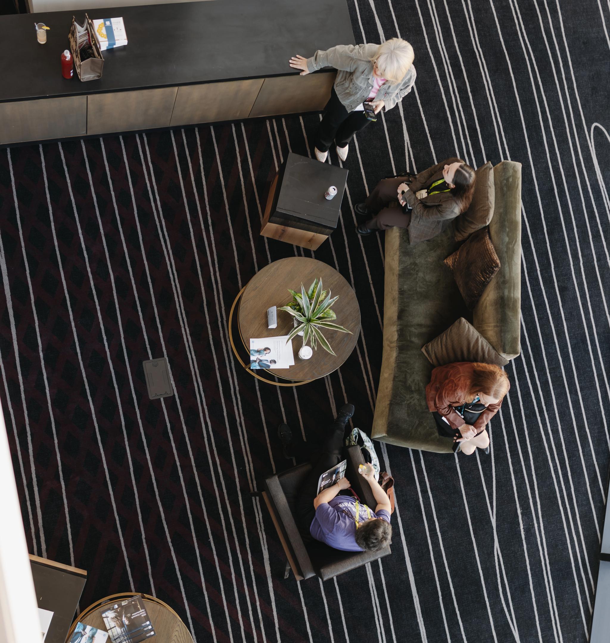 Financial Professionals working together in a cozy office space