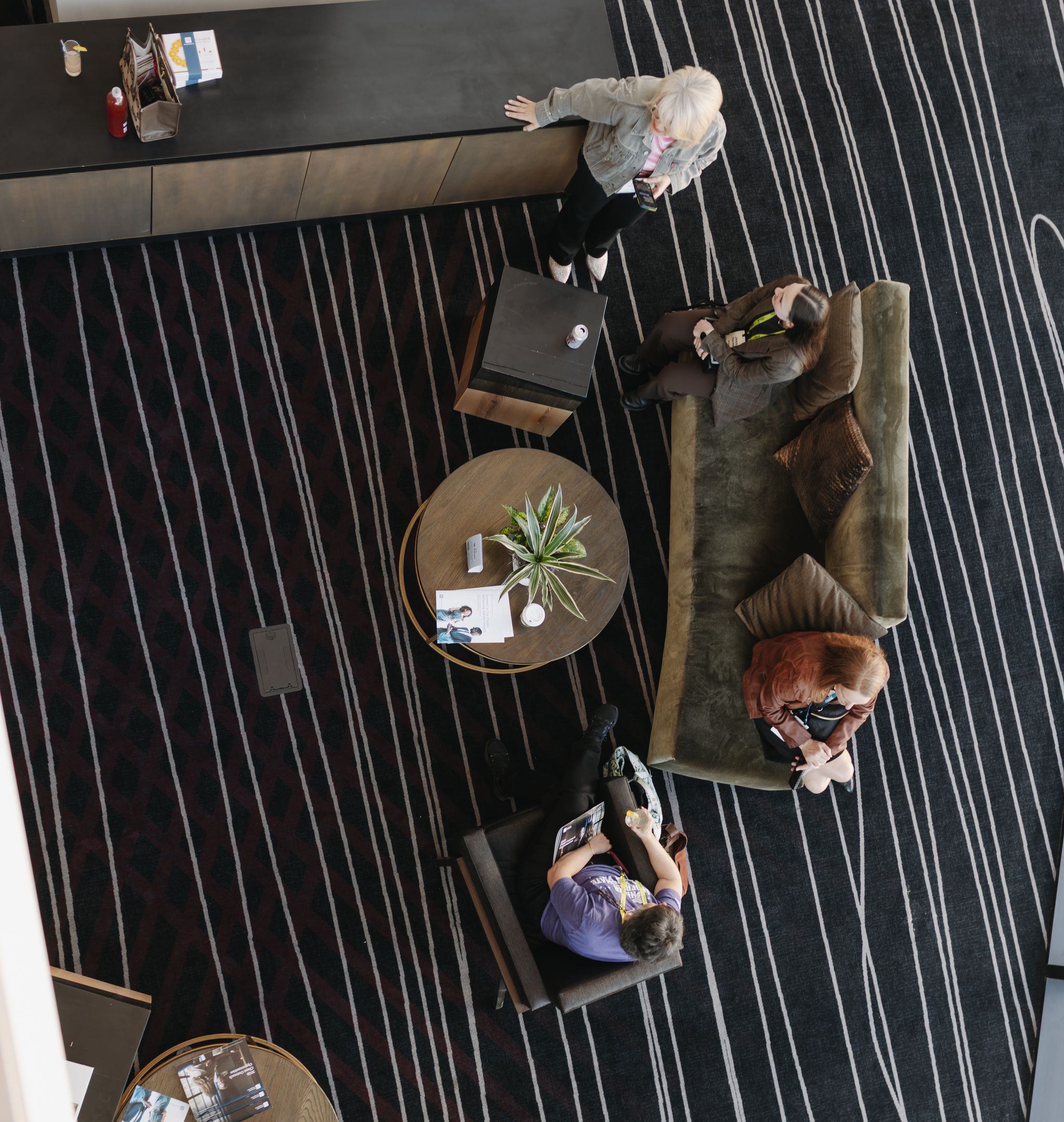 Financial Professionals working together in a cozy office space