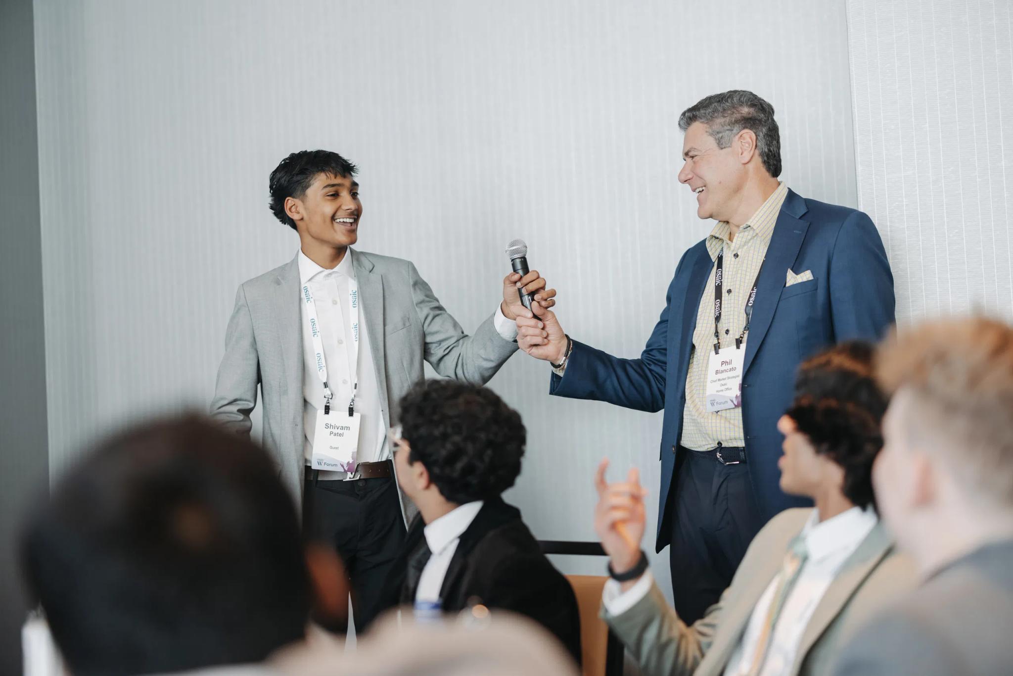 Phil Blancato speaks at W Forum