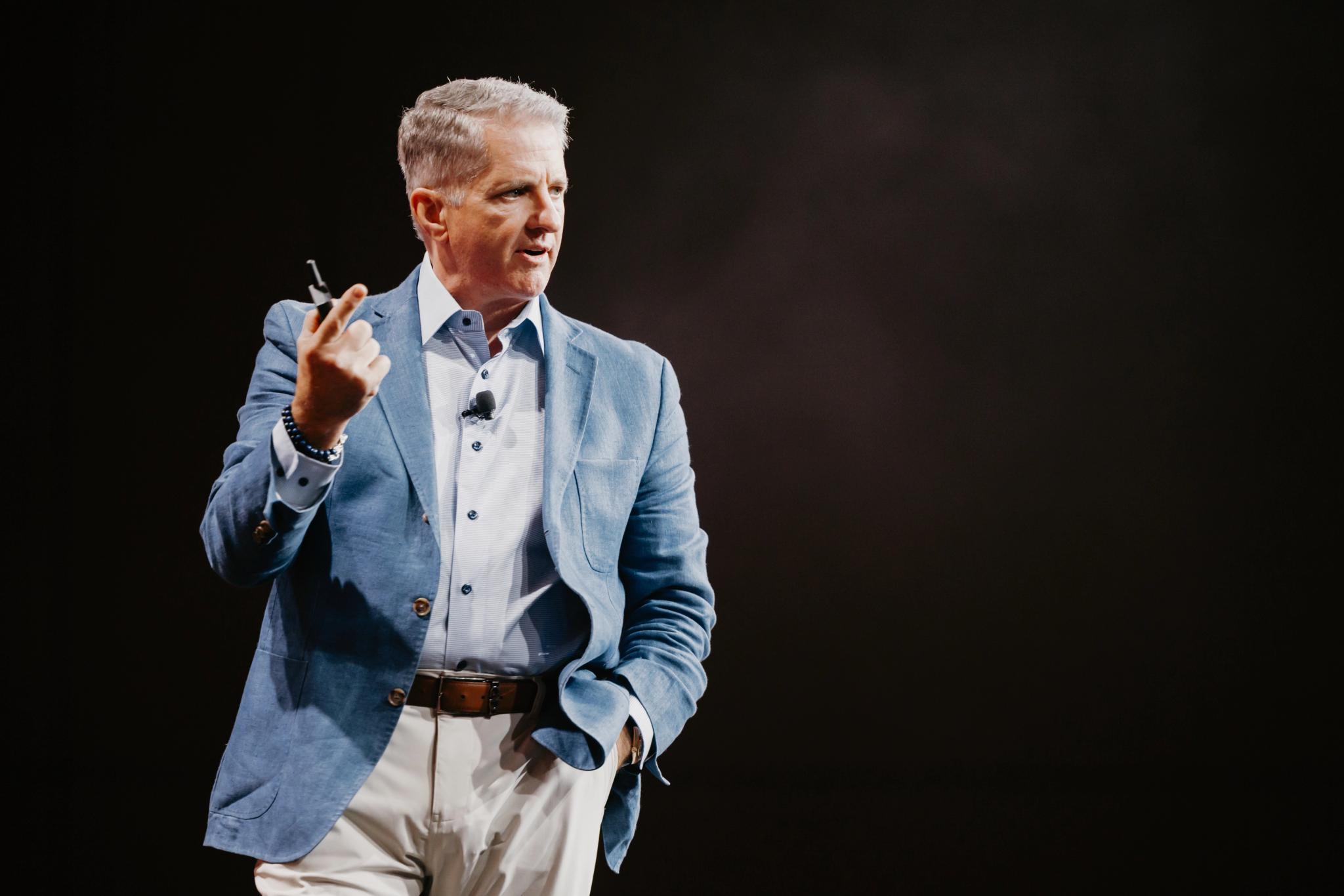 Jamie Price, Osaic CEO, speaking at the national NXT Conference