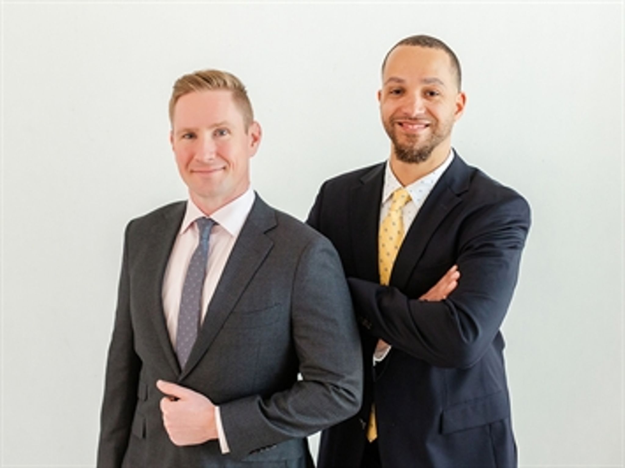 Financial advisors Justin Hoyt and Jason Jensen
