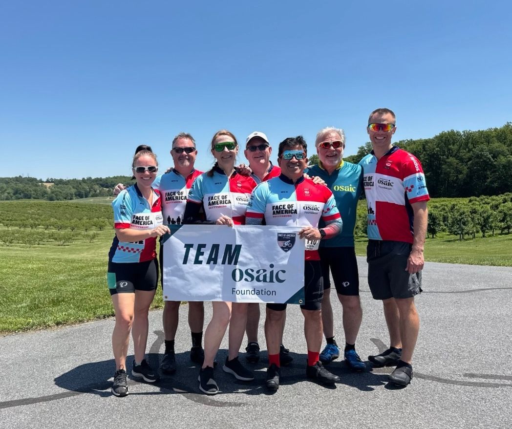 Team Osaic at the World TEAM Sports Face of America Challenge