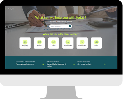 A screenshot of Osaic's PlanningHub