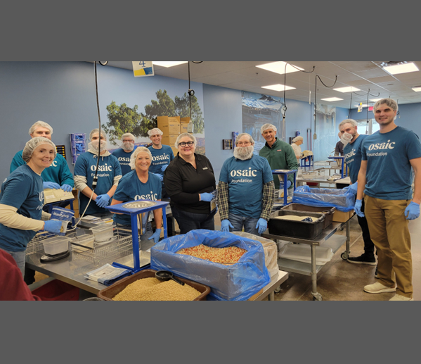 food pack event group photo