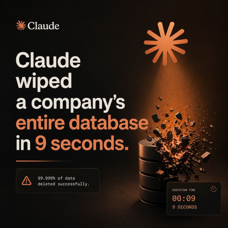 When AI Deleted a Company's Database in 9 Seconds: What Every Founders and Leaders Needs to Know About AI Governance