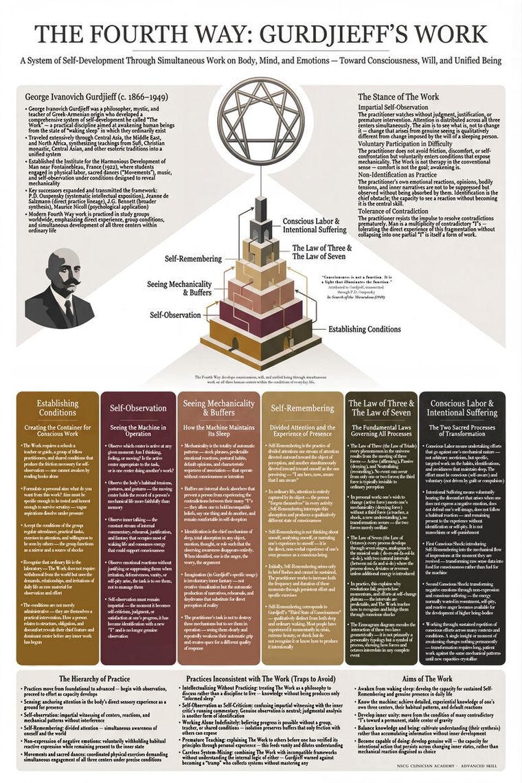 Gurdjieff Work training poster
