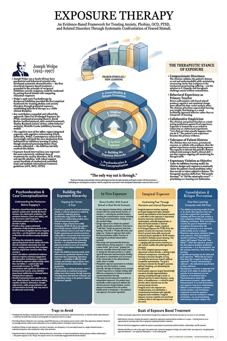 Exposure Therapy training poster