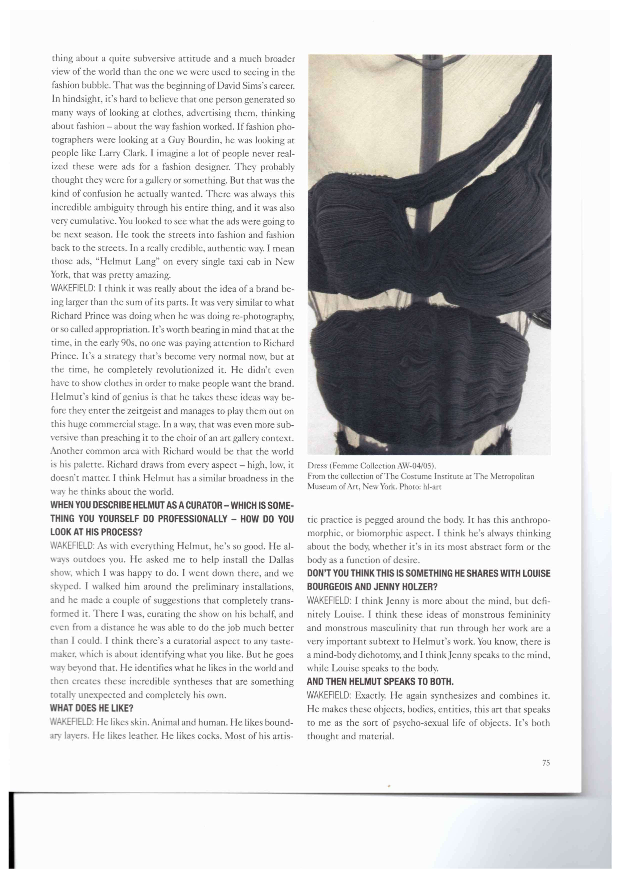 helmut lang 032c magazine - Image 35