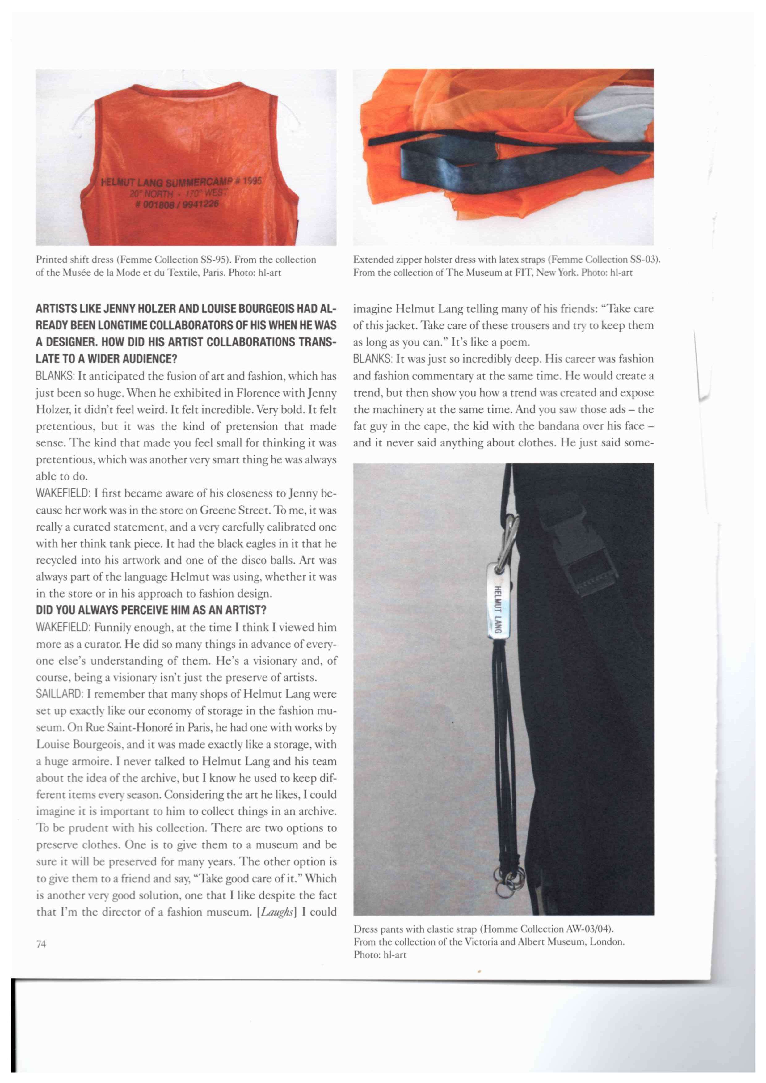 helmut lang 032c magazine - Image 32