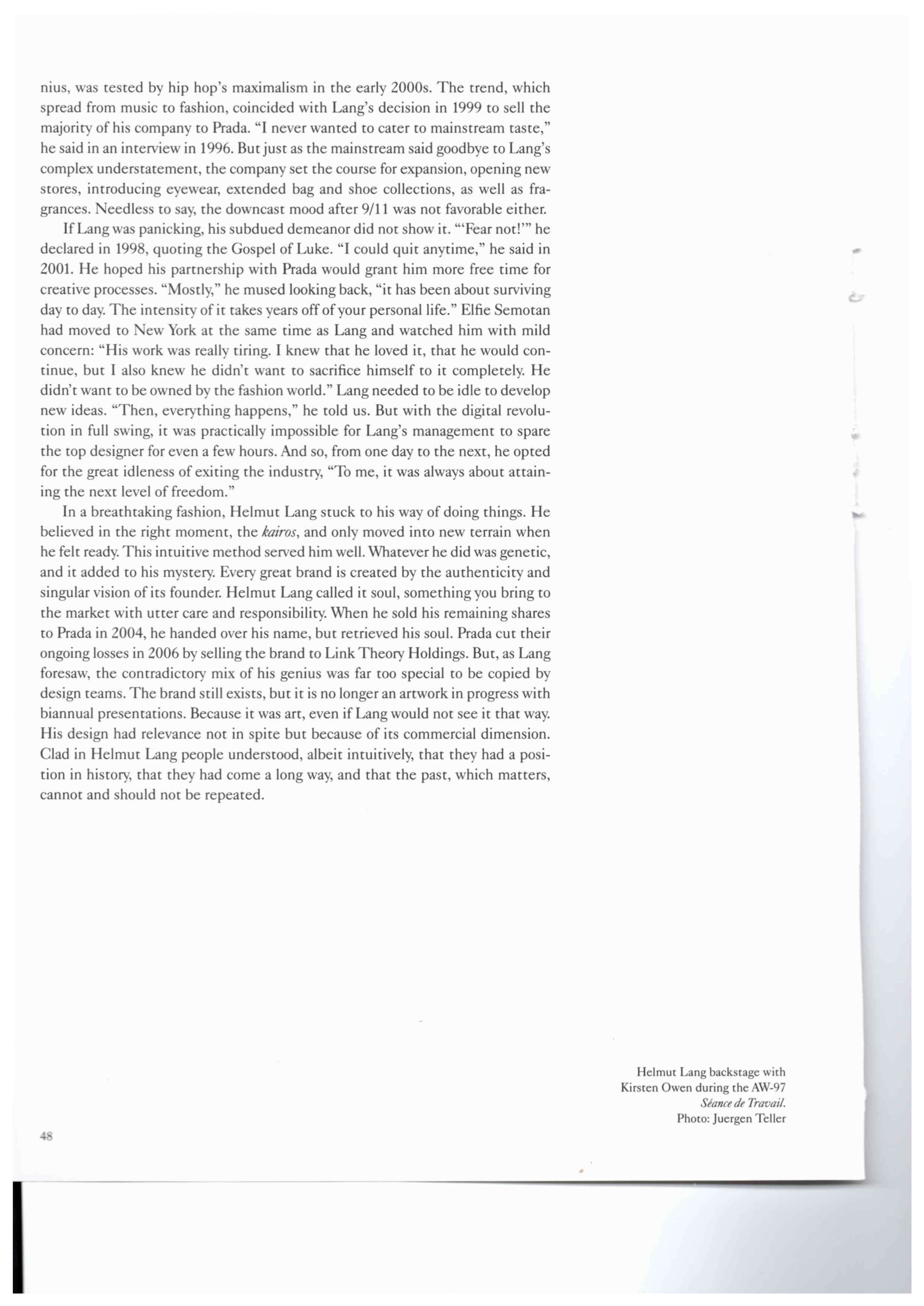 helmut lang 032c magazine - Image 5