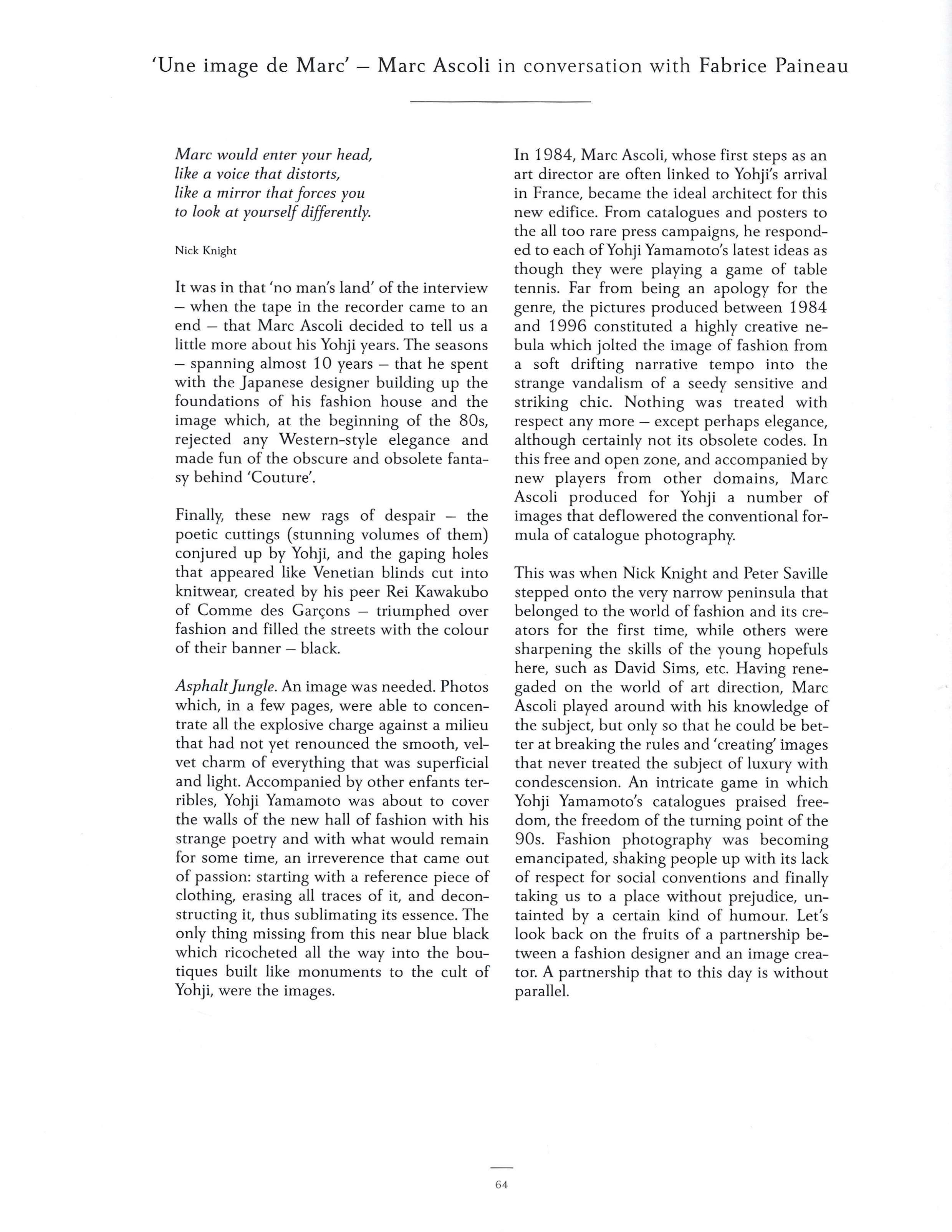 A Magazine Curated by Yohji Yamamoto - Image 62