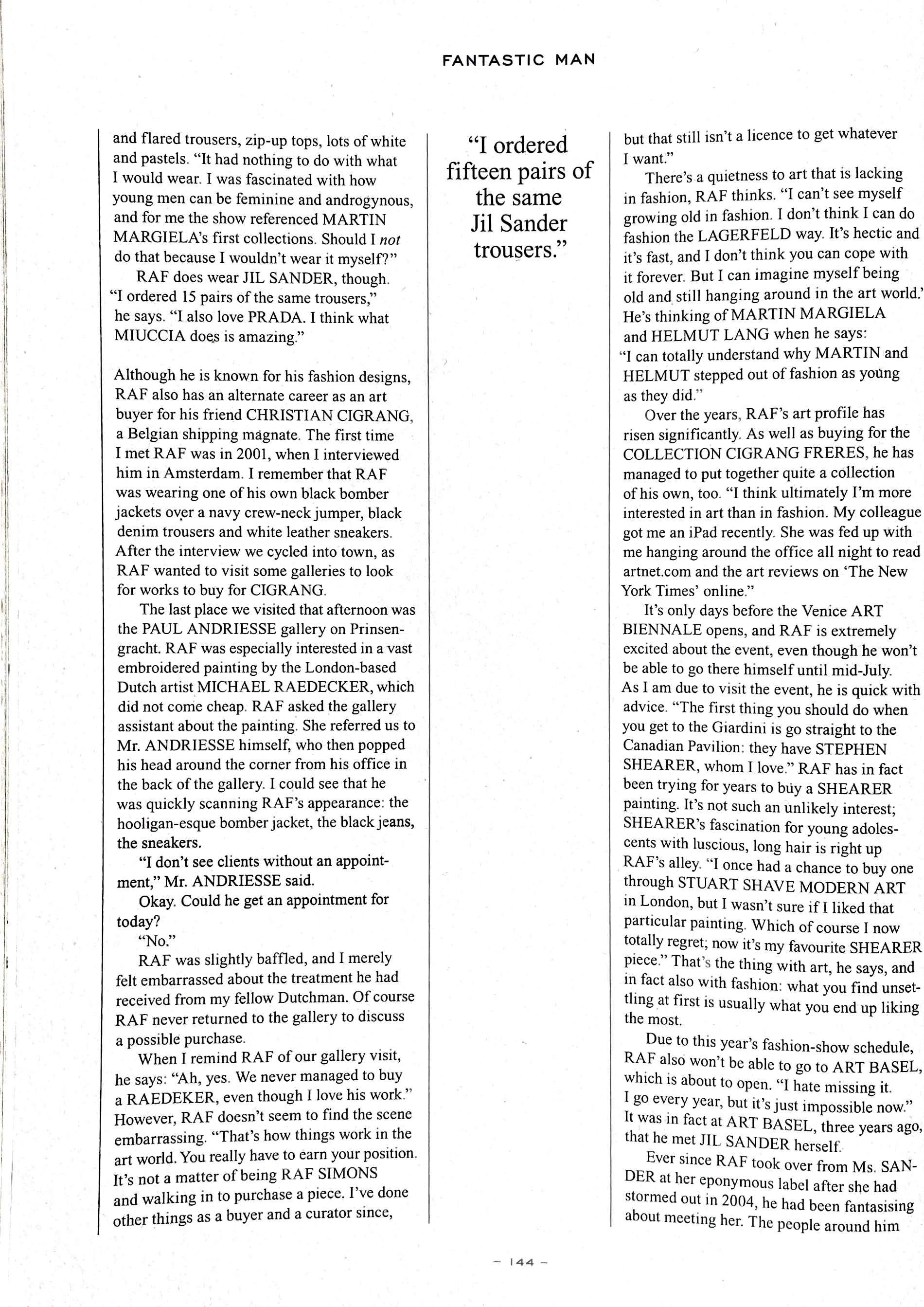 raf simons fantastic magazine - Image 10