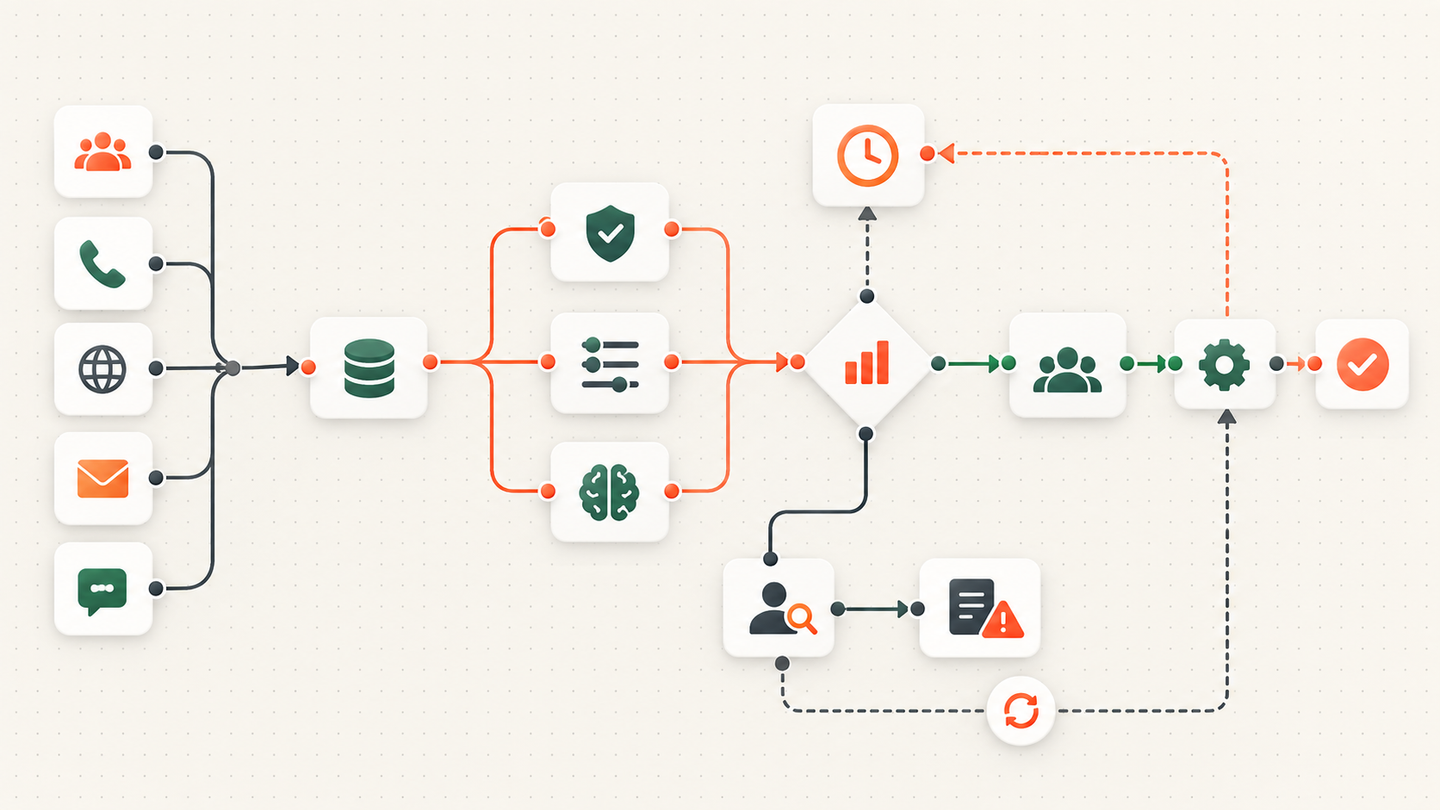 Node-based GoHighLevel speed-to-lead reference architecture with deduplication, deterministic scoring, AI classification, routing, retries and SLA monitoring