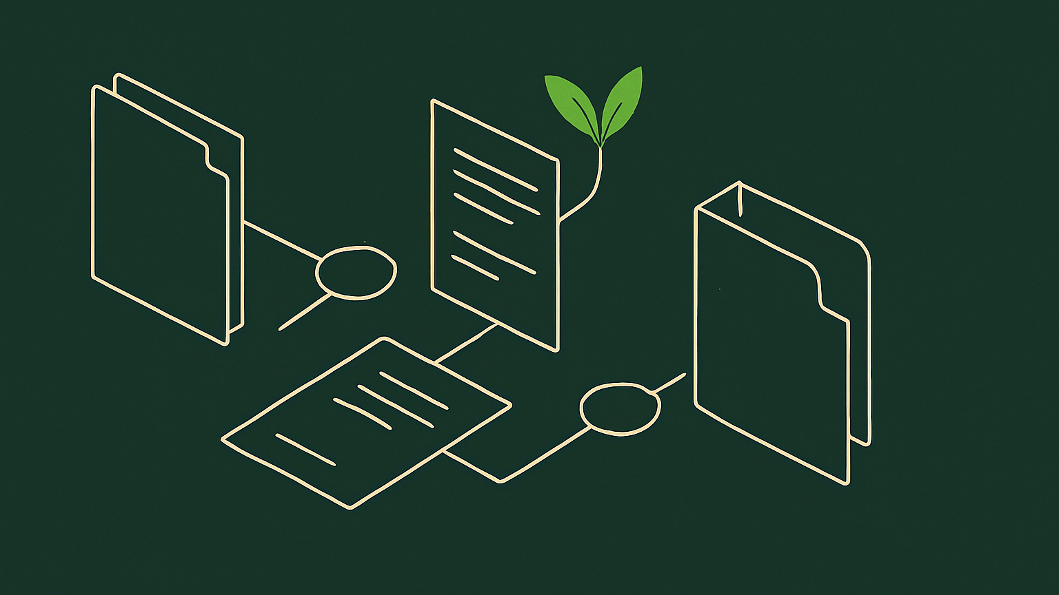 Abstract line illustration representing AI Agents for Law Firms: A Technical Implementation Guide