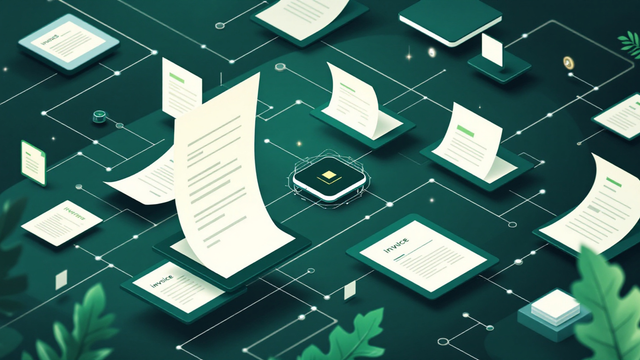 Abstract line illustration representing 12 n8n Workflows for Law Firms: Billing Recovery, Intake, and Client Communication